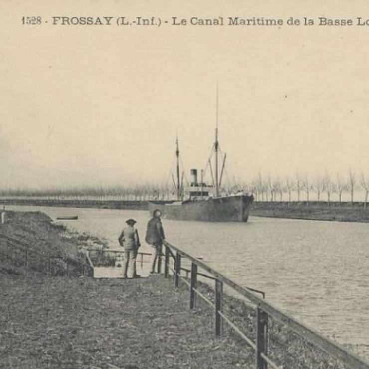 The Basse-Loire ship canal. Credit: Municipality of Frossay.