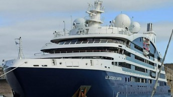 Le Jacques Cartier de PONANT escala en Saint-Nazaire