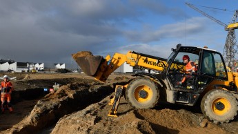 Continuación de las obras de la planta de ensamblaje