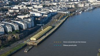 Les travaux, quai d'Aiguillon à Nantes, débuteront courant octobre