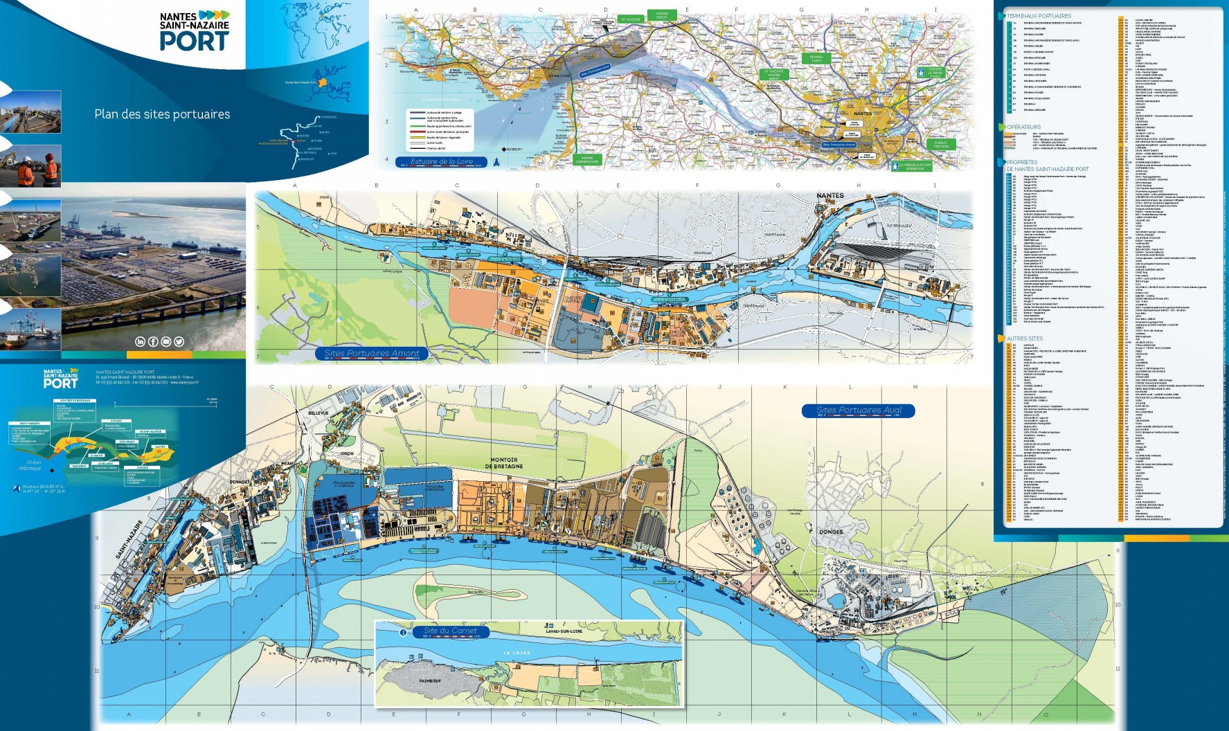 Plan détaillé du port