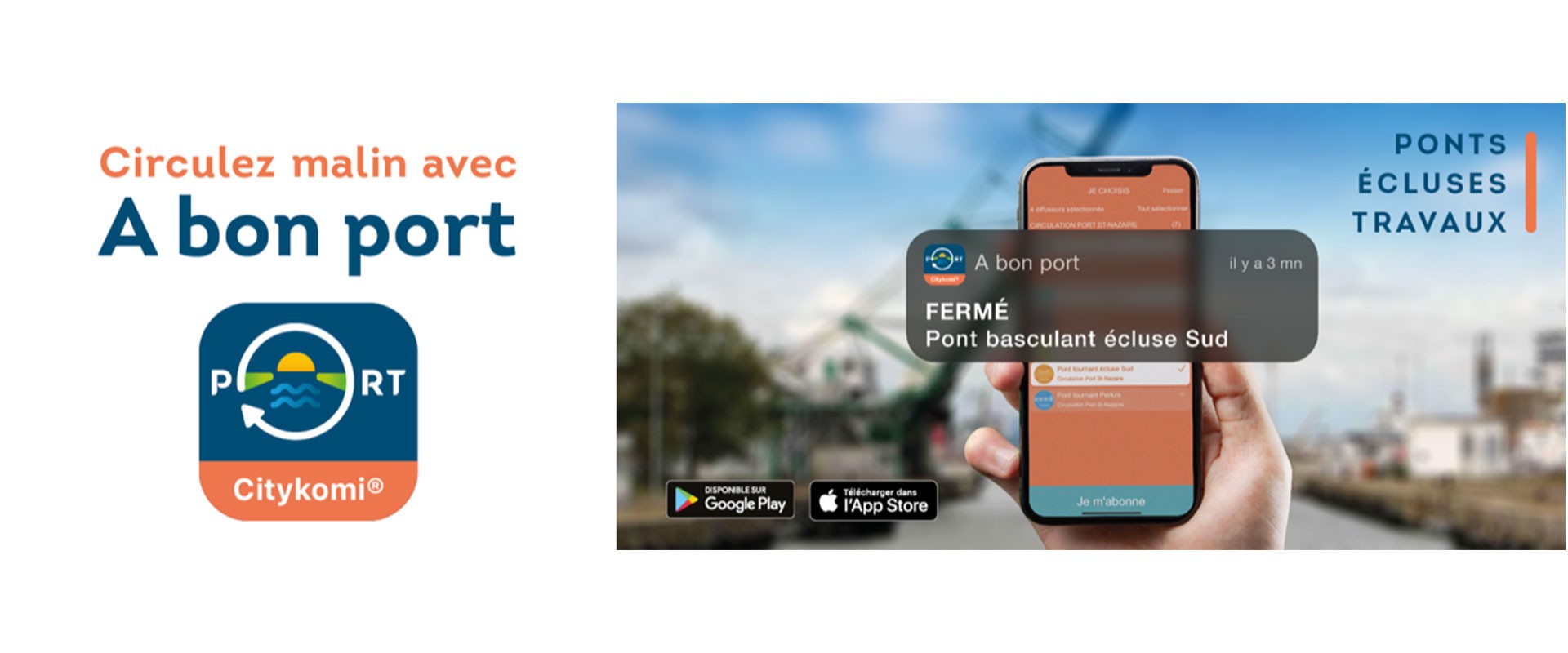 Lancement de l'application "A bon port"