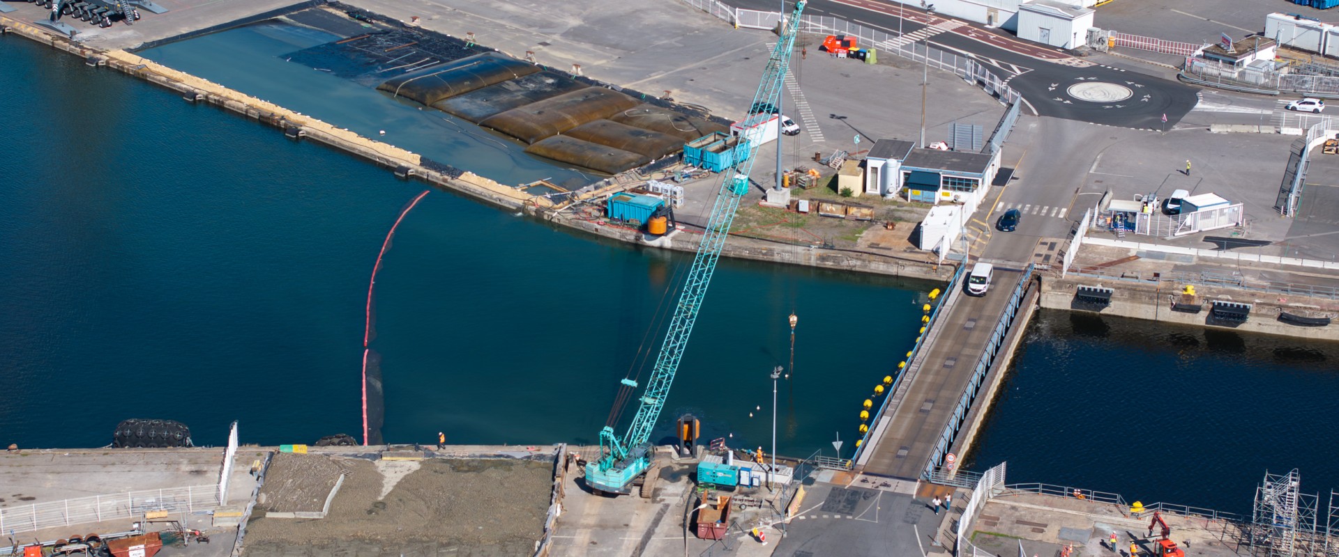 Chantier – Opération de dévasage en forme Joubert