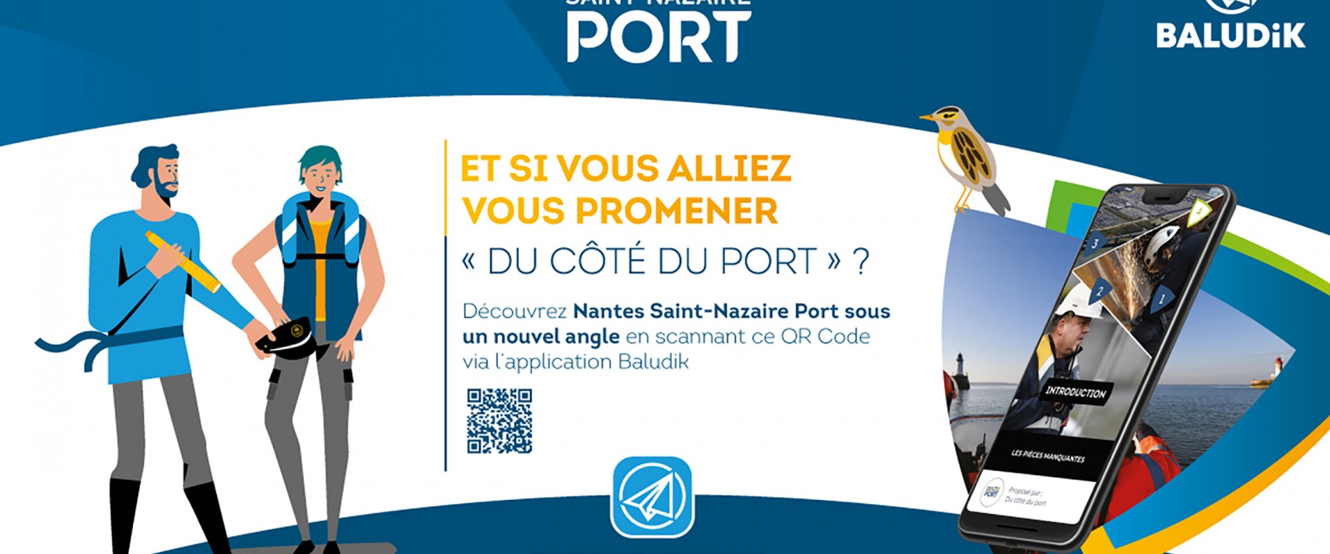 Des parcours ludiques et didactiques  pour (re)découvrir le port de Nantes Saint-Nazaire 