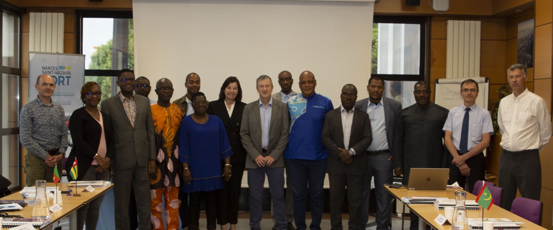 Los responsables portuarios africanos en formación en Nantes Saint-Nazaire Port