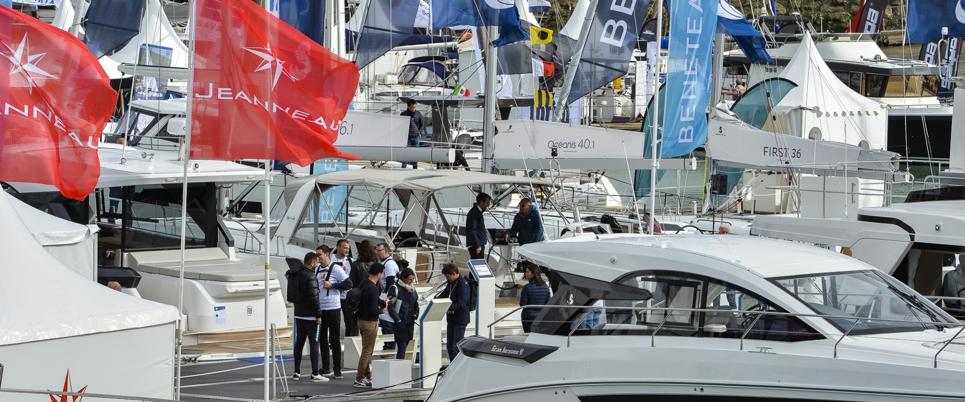 Visita de la dirección de desarrollo al Grand Pavois de La Rochelle