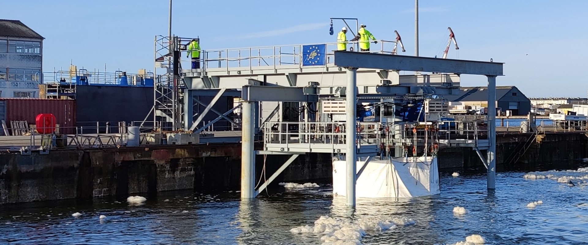 Un démonstrateur du SubSea Quieter® en test à Nantes Saint-Nazaire Port