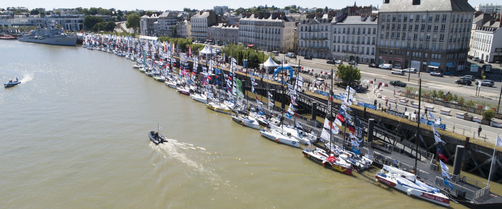 La Solitaire du Figaro de retour dans l'estuaire de la Loire La Solitaire du Figaro de retour dans l'estuaire de la Loire