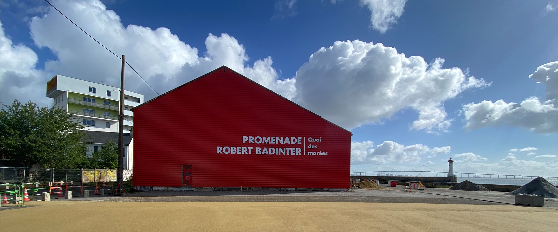 Inauguration de la promenade Robert Badinter sur l'avant-port de Saint-Nazaire 