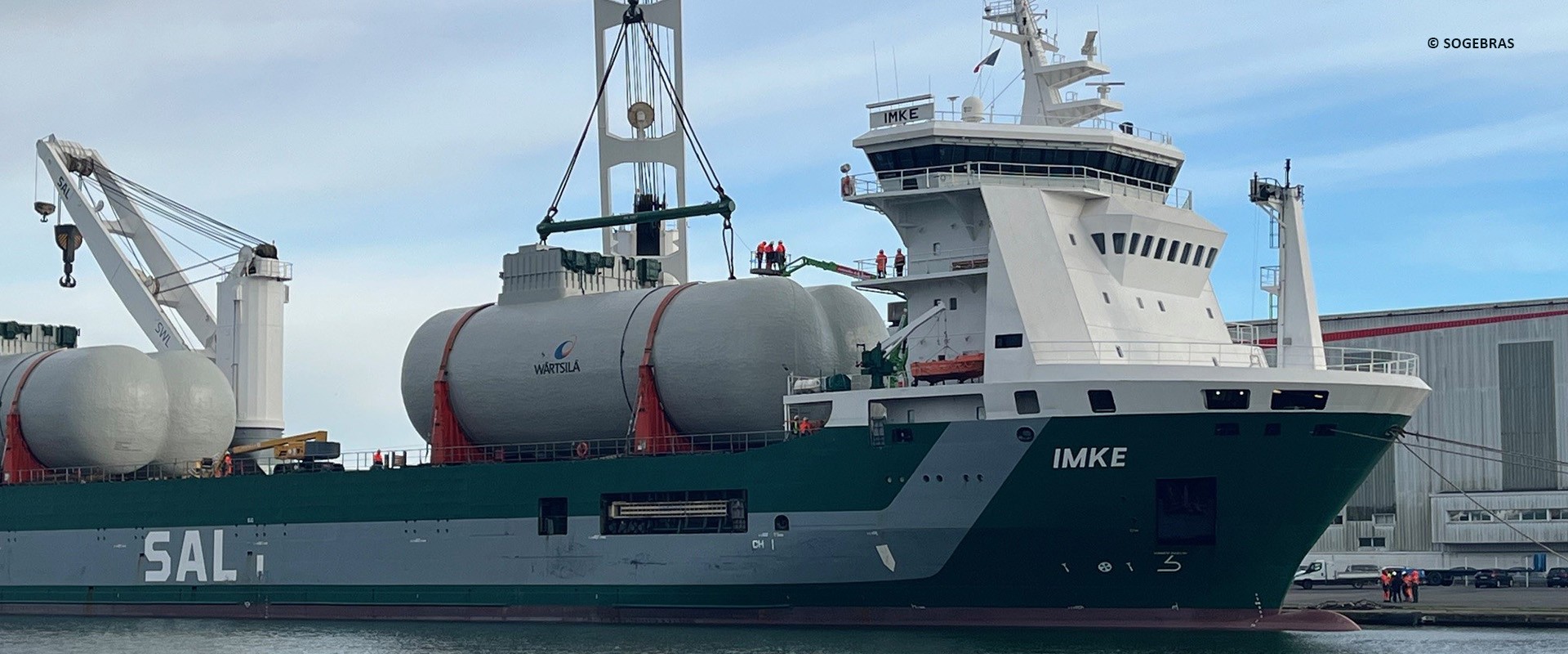 Manutention à Saint-Nazaire par tous les temps !