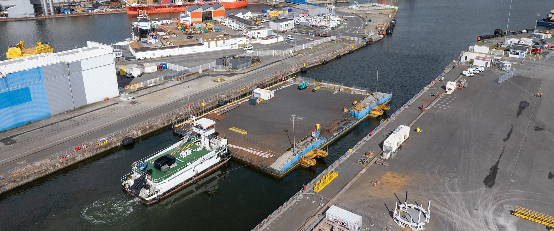 Maintenance du ponton roulier n°3