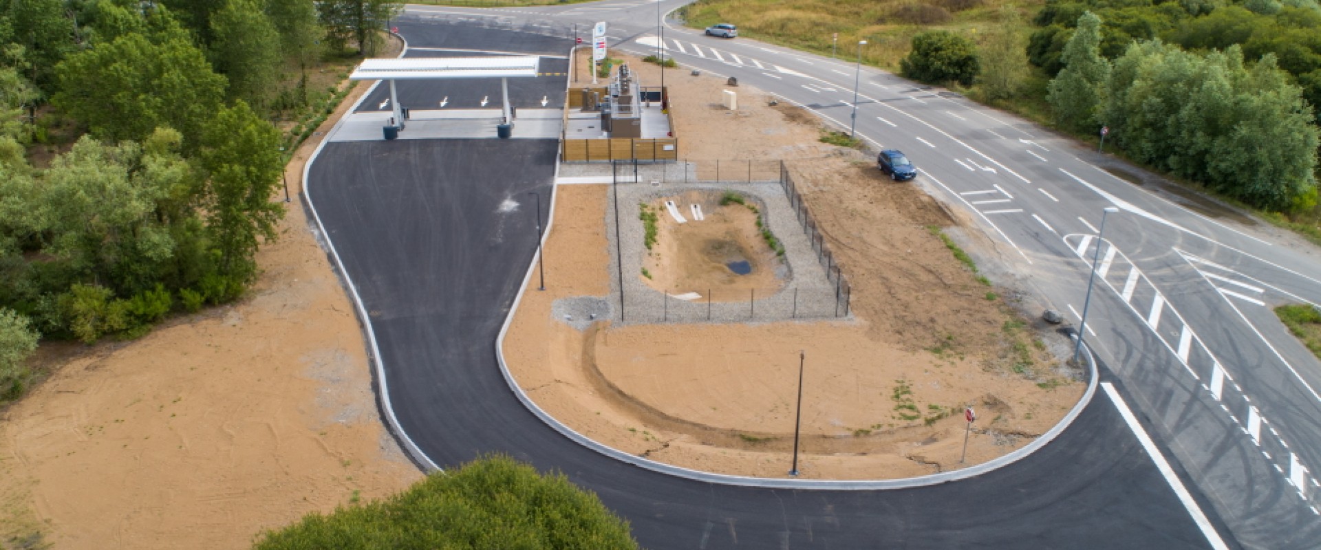 Apertura de una estación de GNC en Montoir-de-Bretagne