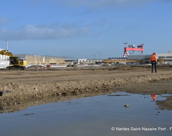 Work operations at the Saint Nazaire assembly facility