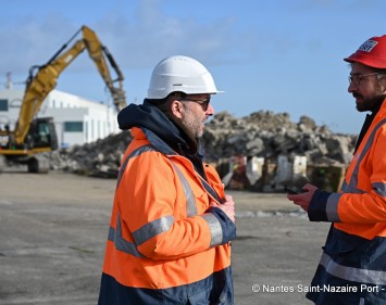 Work operations at the Saint Nazaire assembly facility