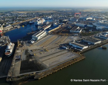 Work operations at the Saint Nazaire assembly facility