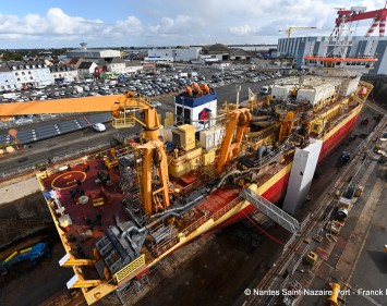 Maintenance turnaround of the Samuel de Champlain