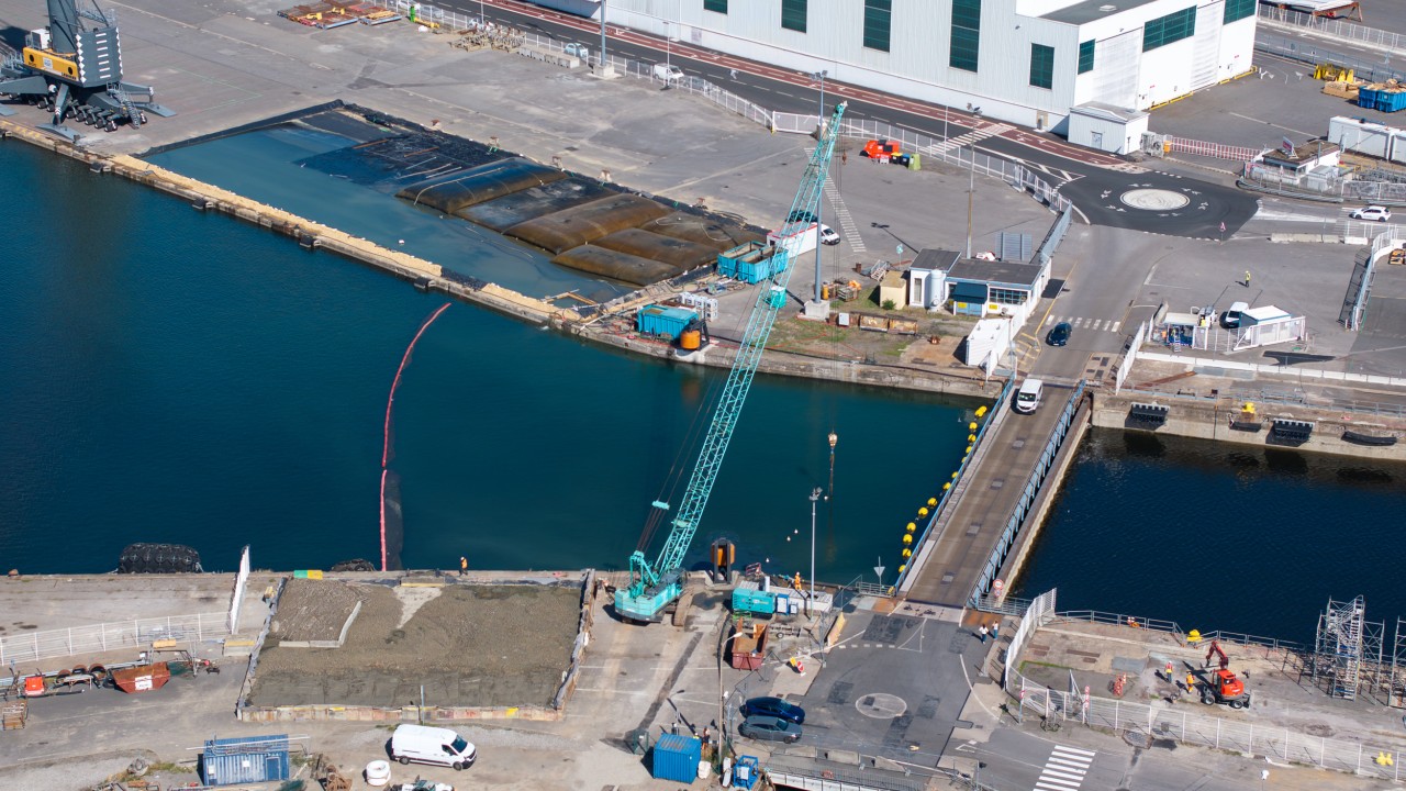 Chantier – Opération de dévasage en forme Joubert